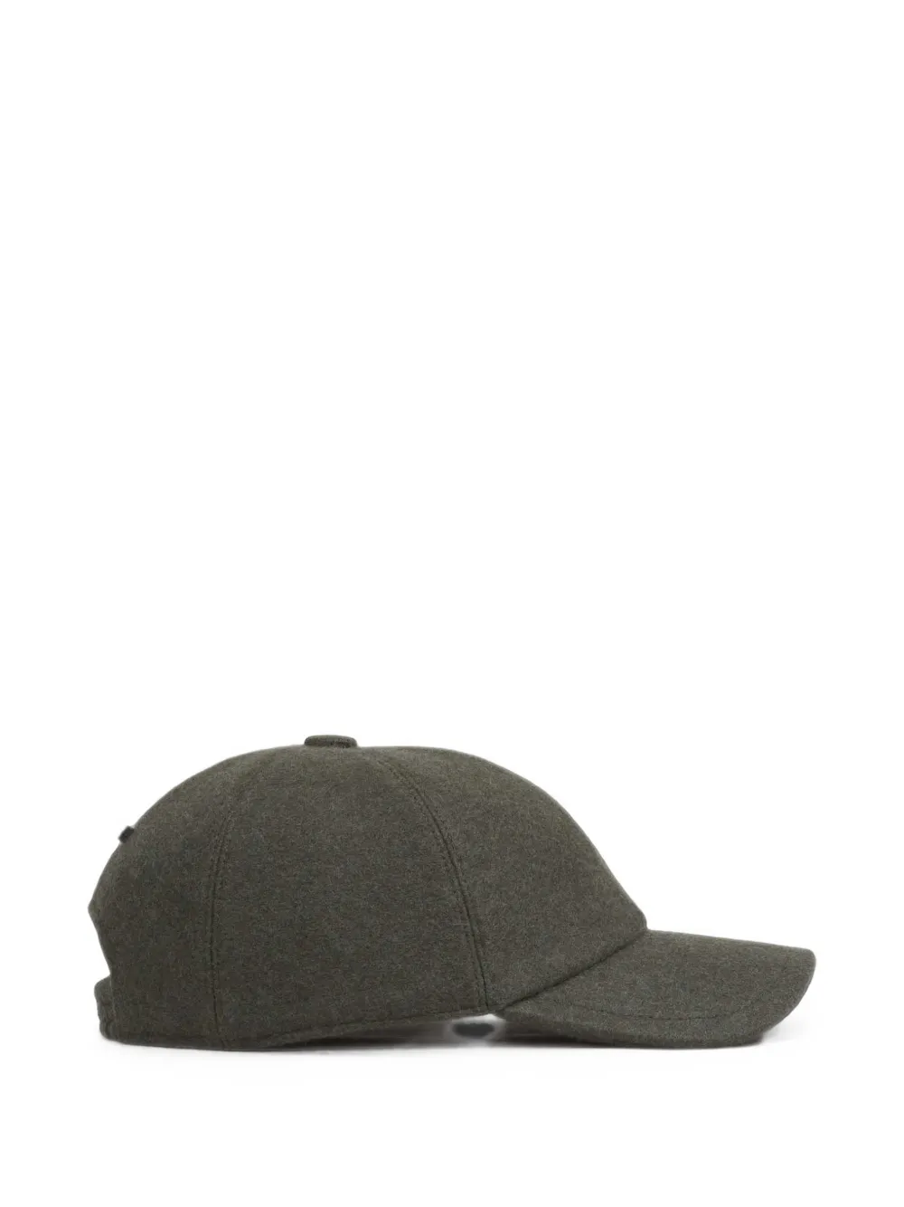 Fedeli cashmere baseball cap Groen
