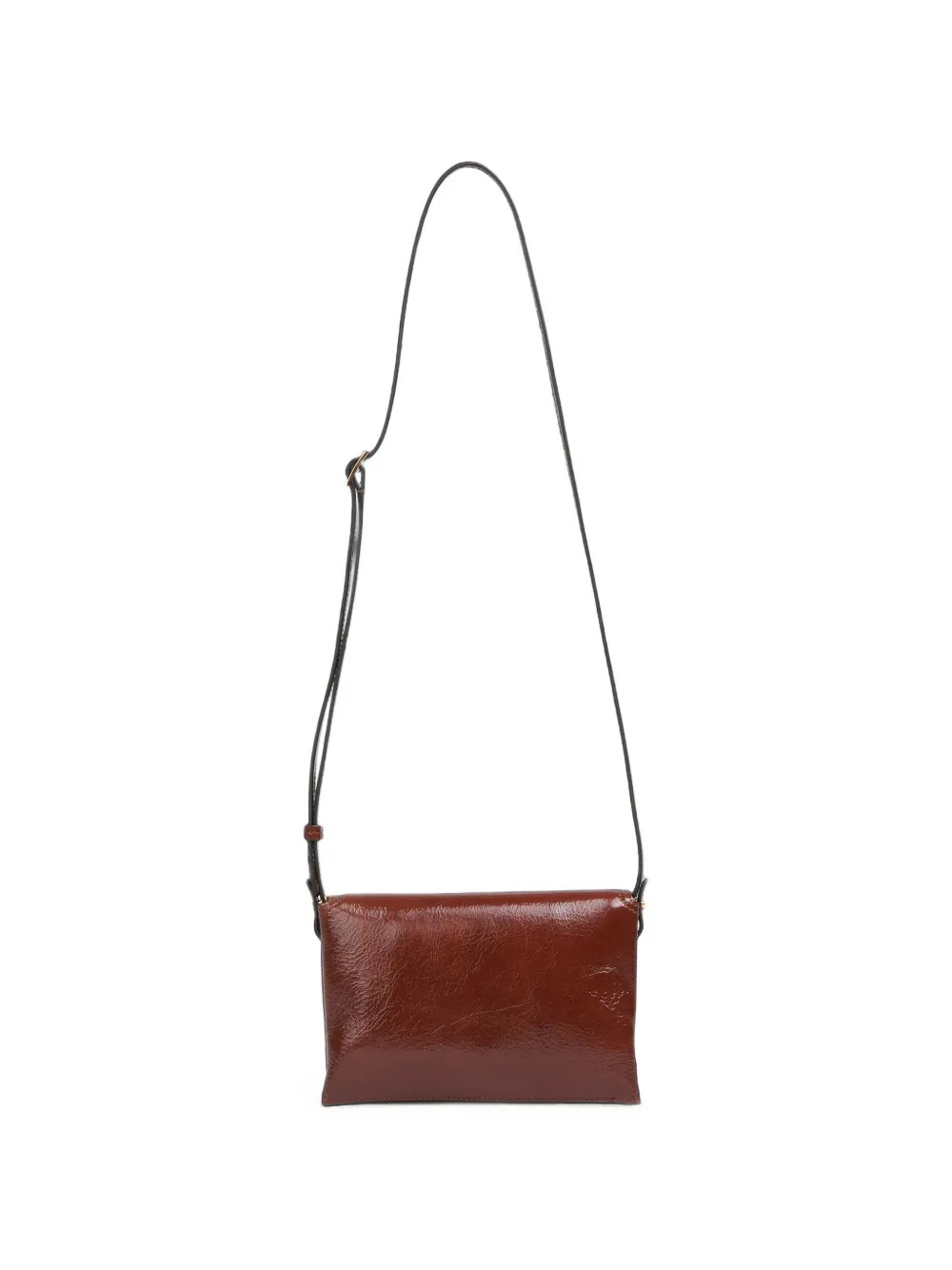 Wandler Ida Trio leren mini-schoudertas Bruin