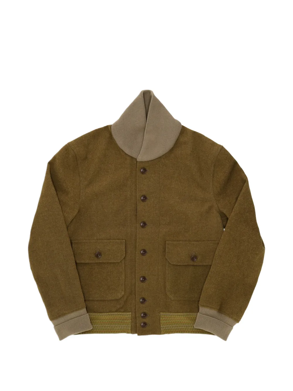 Fortela Reagan wool bomber jacket - Brown