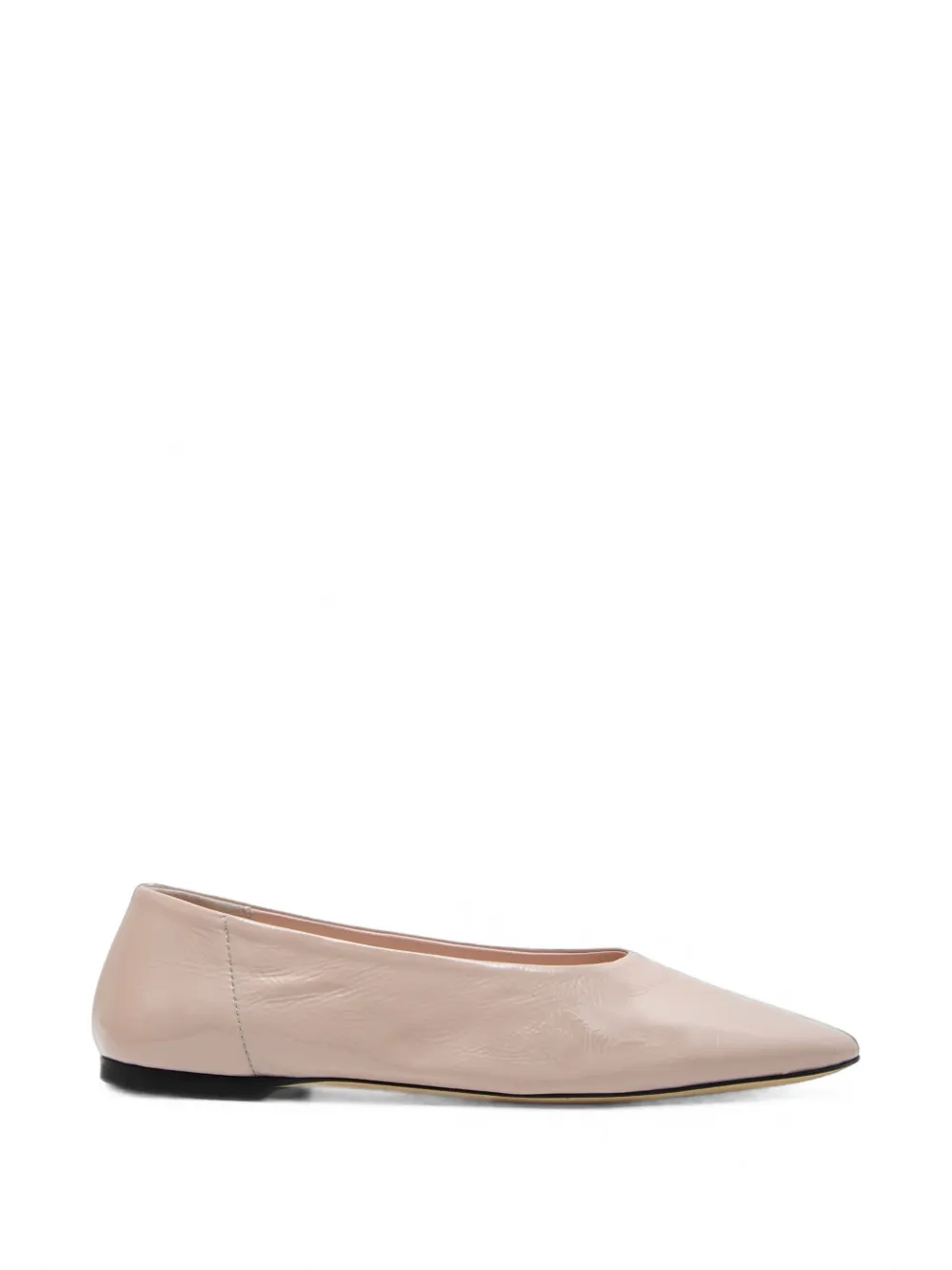 TOTEME pointed-toe leather ballet flats - Toni neutri