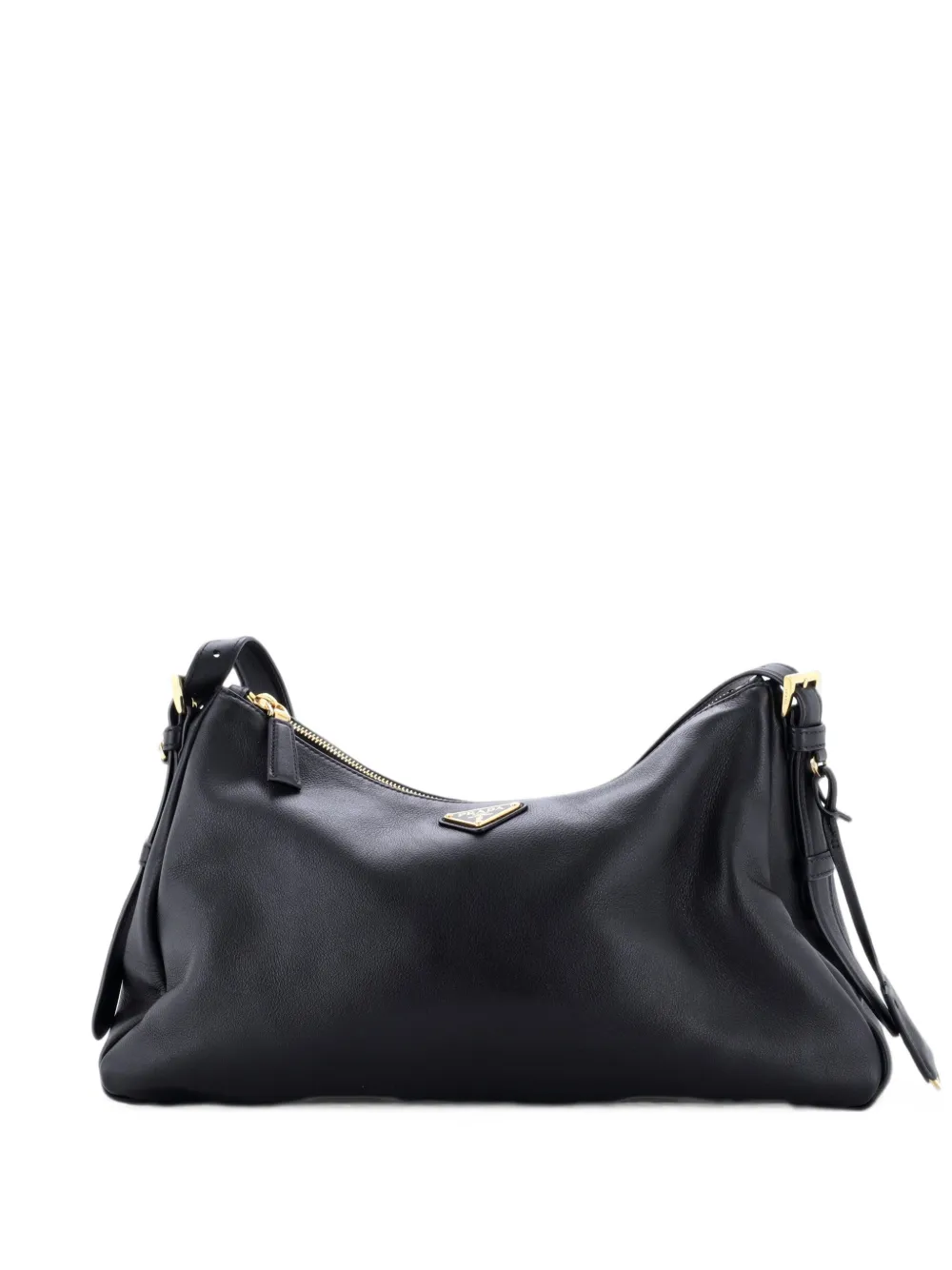 Prada Pre-Owned Borsa passepartout Aimee media in pelle - Nero