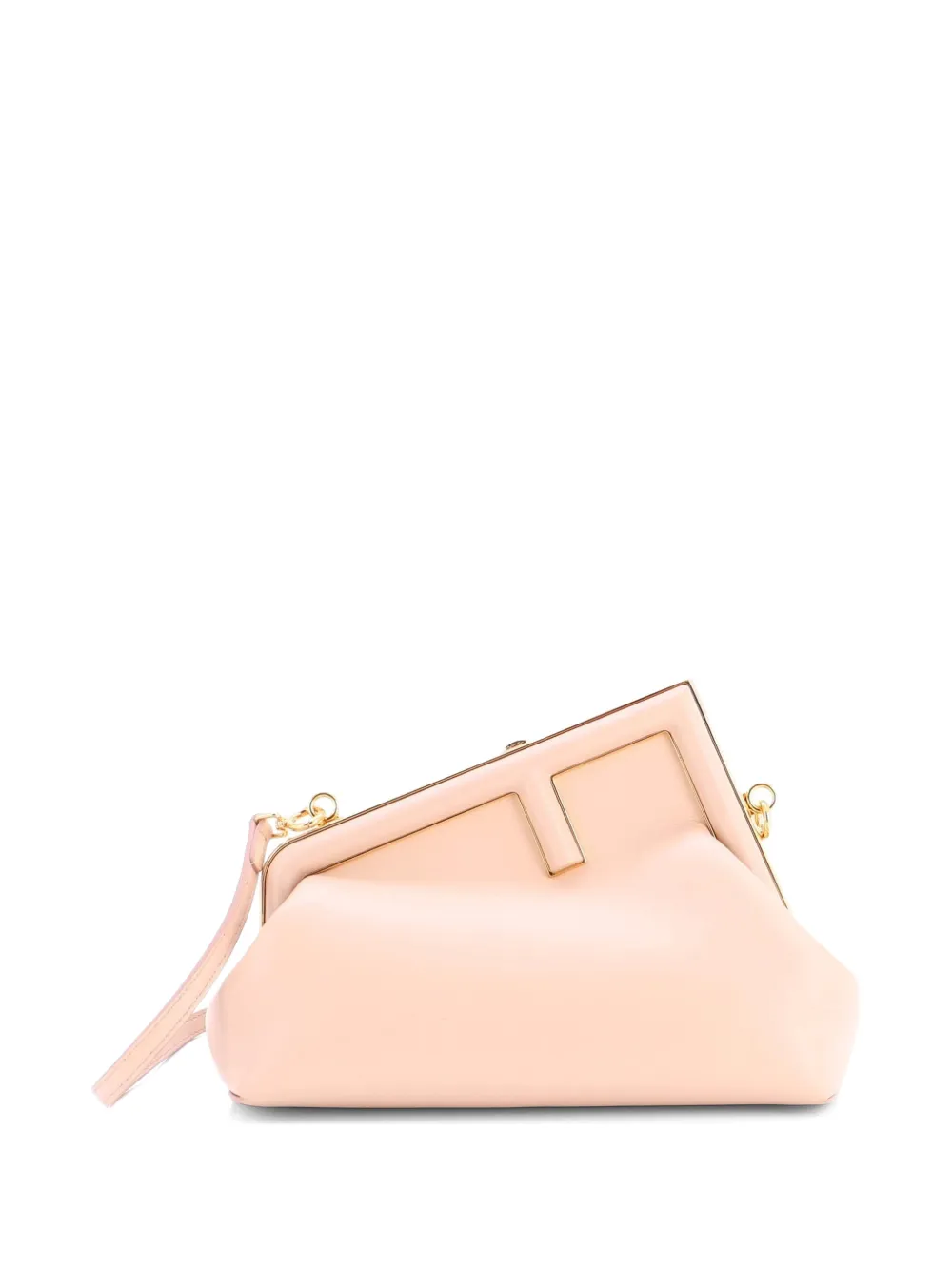 Fendi Pre-Owned petite pochette First Bag en cuir - Tons neutres Fendi Pre-Owned petite pochette First Bag en cuir - Tons neutres
