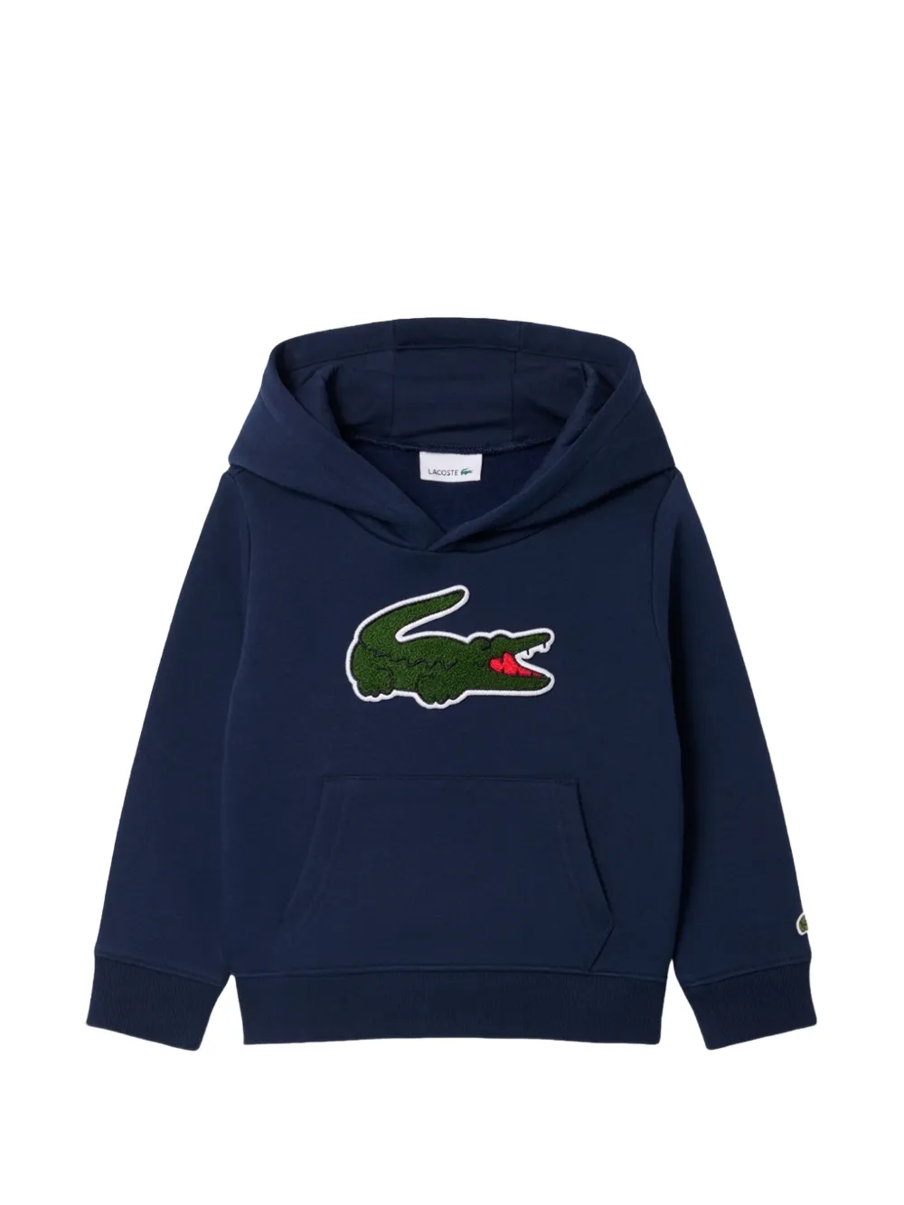 Lacoste Kids Hoodie met logopatch Blauw