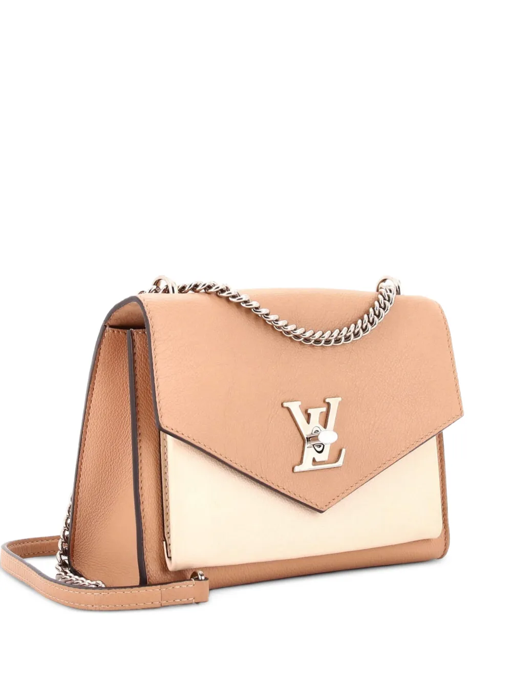 Louis Vuitton Pre-Owned Mylockme Handbag Leather BB crossbody bag - Neutrals