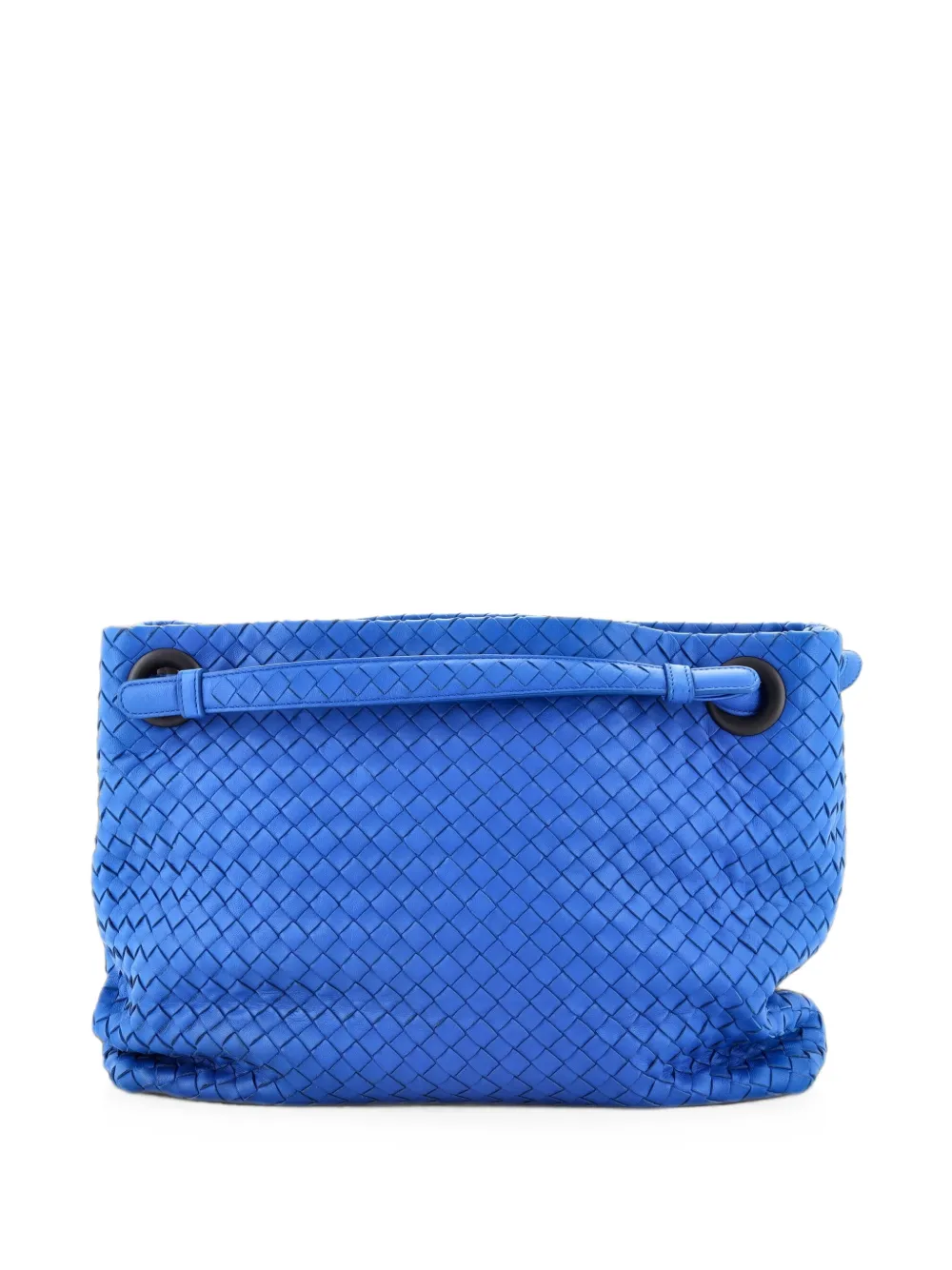 Bottega Veneta Pre-Owned Borsa tote Bella Intrecciato grande in nappa - Blu