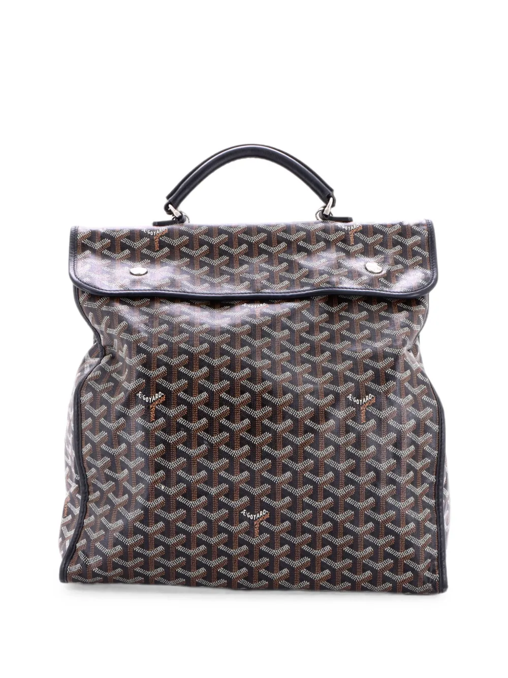 Goyard Pre-Owned Zaino Saint Leger in tela cerata - Nero
