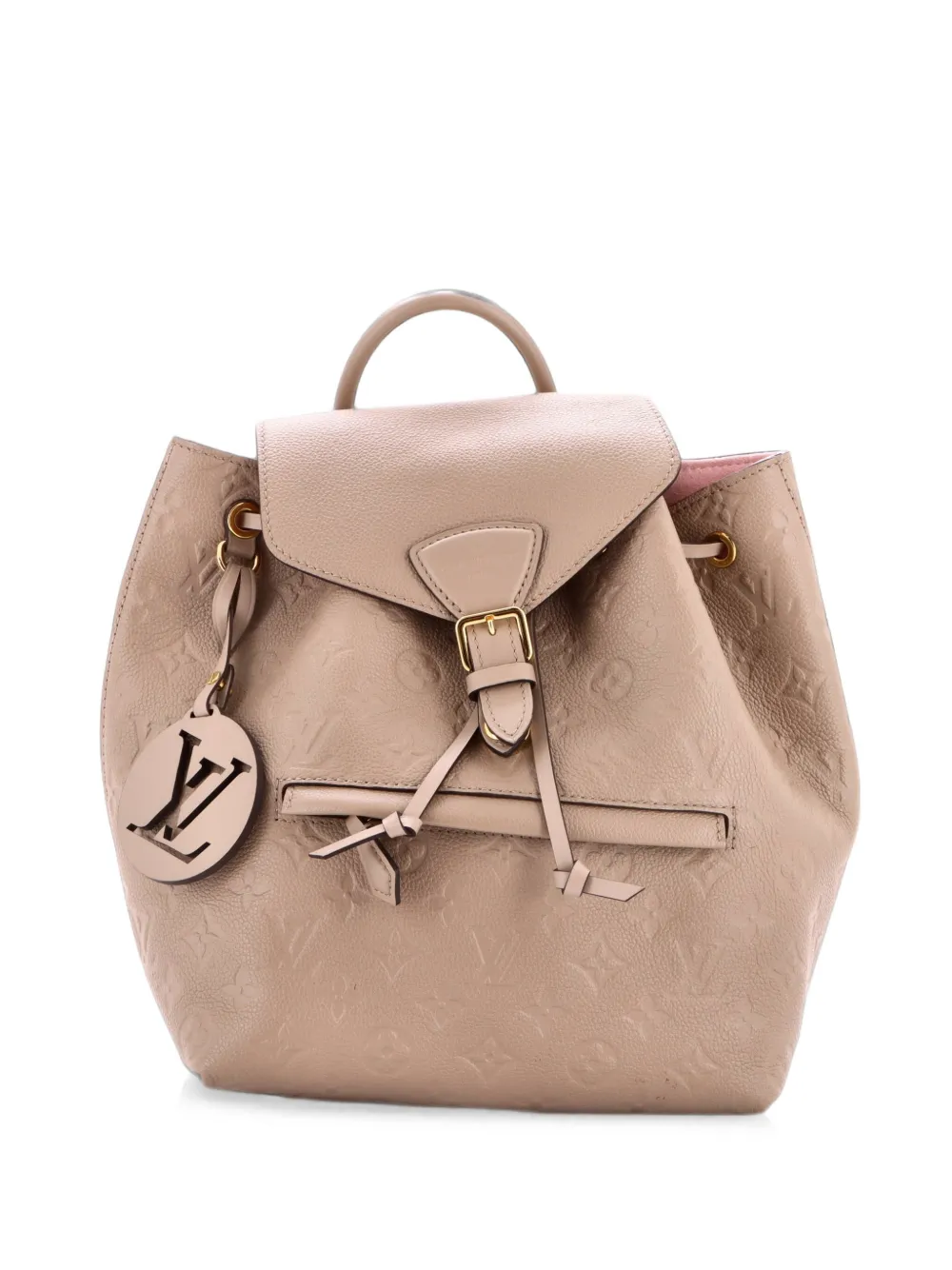 Louis Vuitton Pre-Owned Montsouris NM Monogram Empreinte Leather PM backpack - Toni neutri