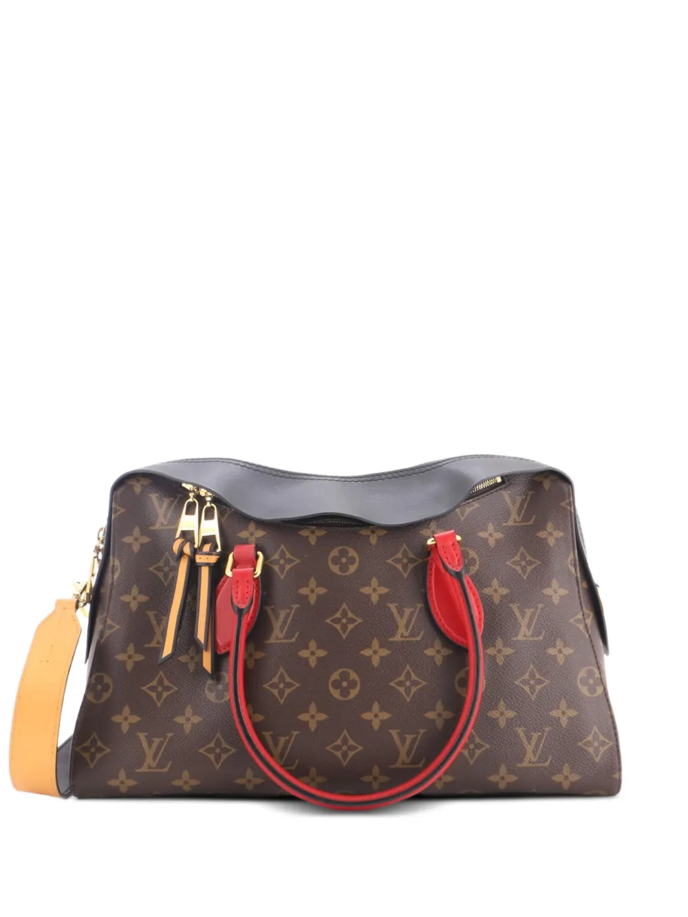 Louis Vuitton Pre-Owned Borsa a mano Tuileries in tela e pelle con monogramma - Nero