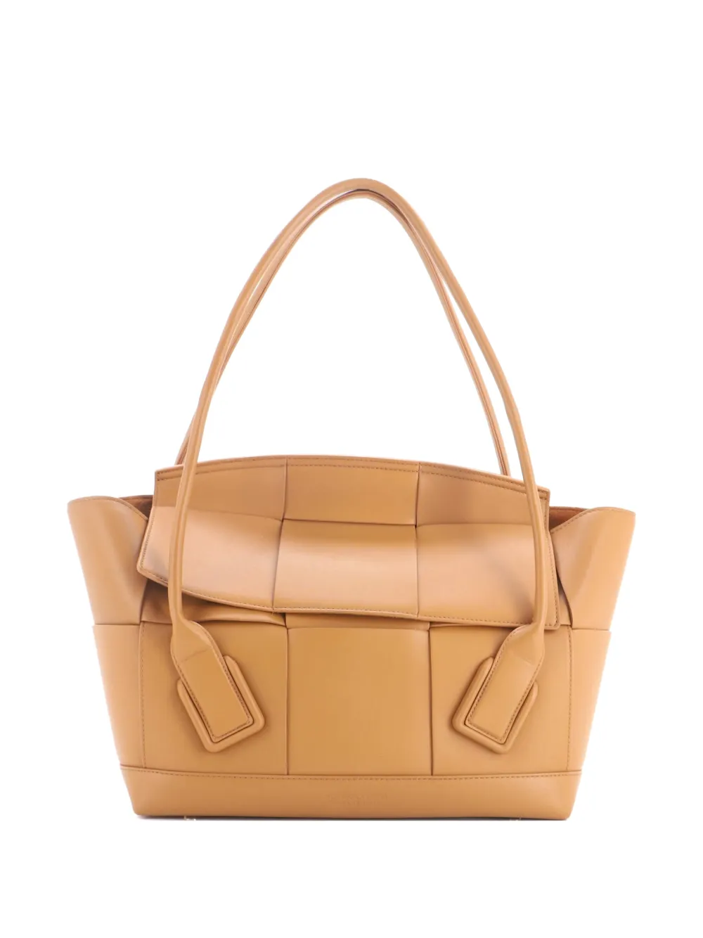 Bottega Veneta Pre-Owned Mittelgroße Arco Bag Maxi Intrecciato Schultertasche - Braun