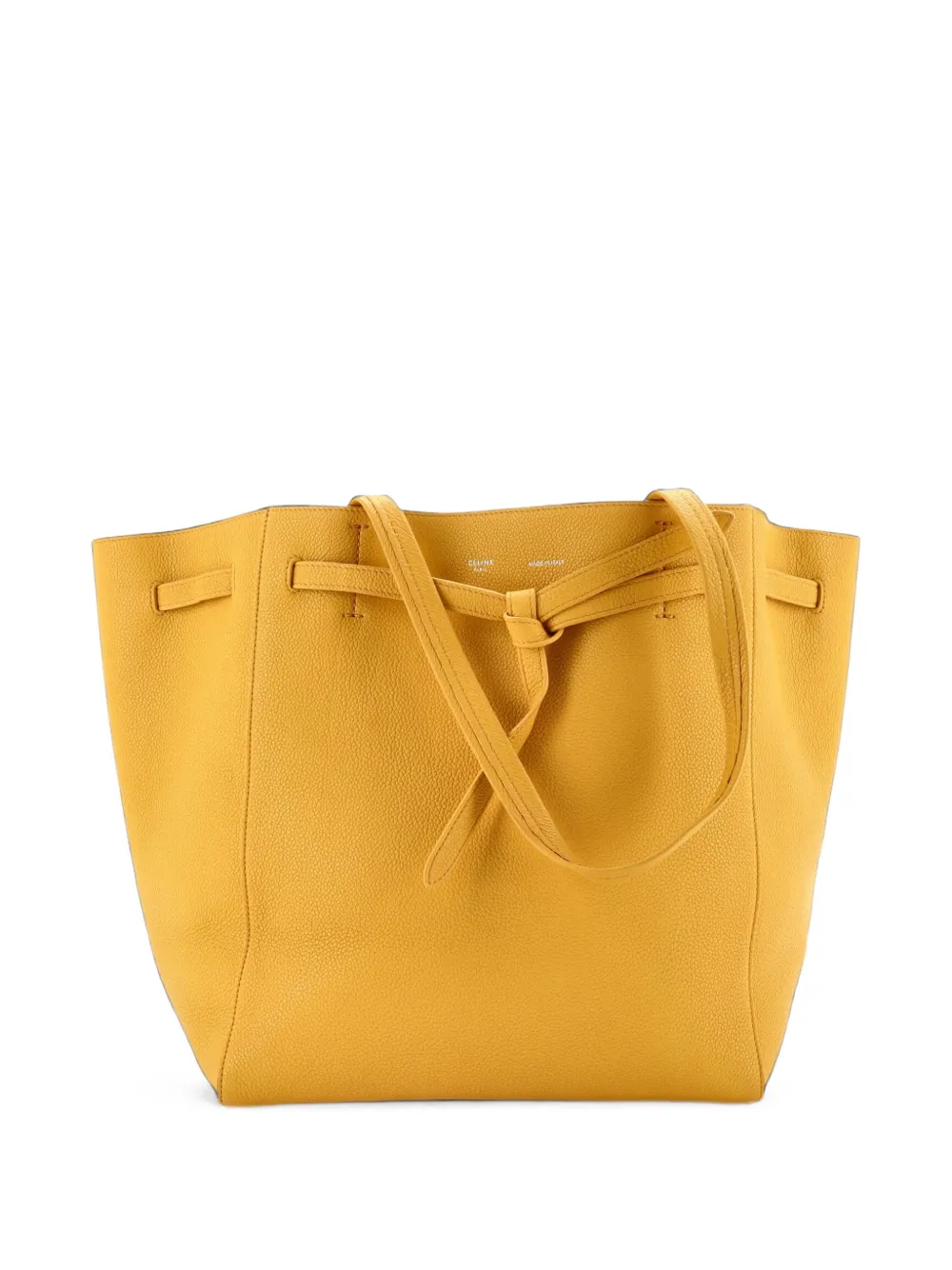 Celine Pre-Owned Borsa tote Phantom Tie Cabas media in pelle - Giallo