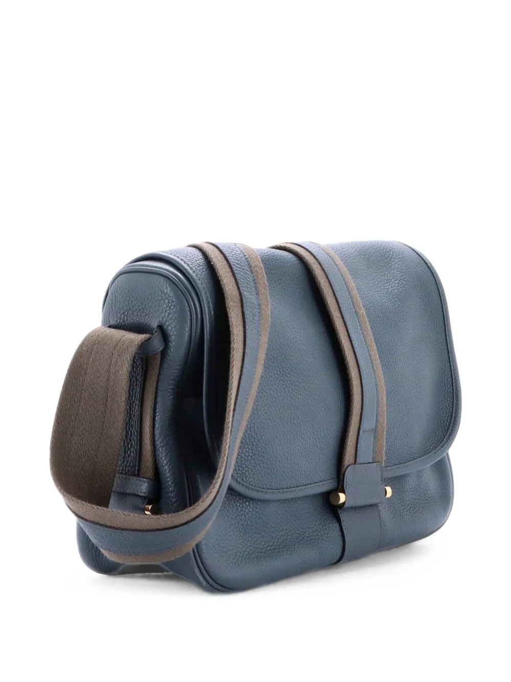 Hermès Pre-Owned Bourlingue Messenger Bag Clemence crossbody bag - Blu