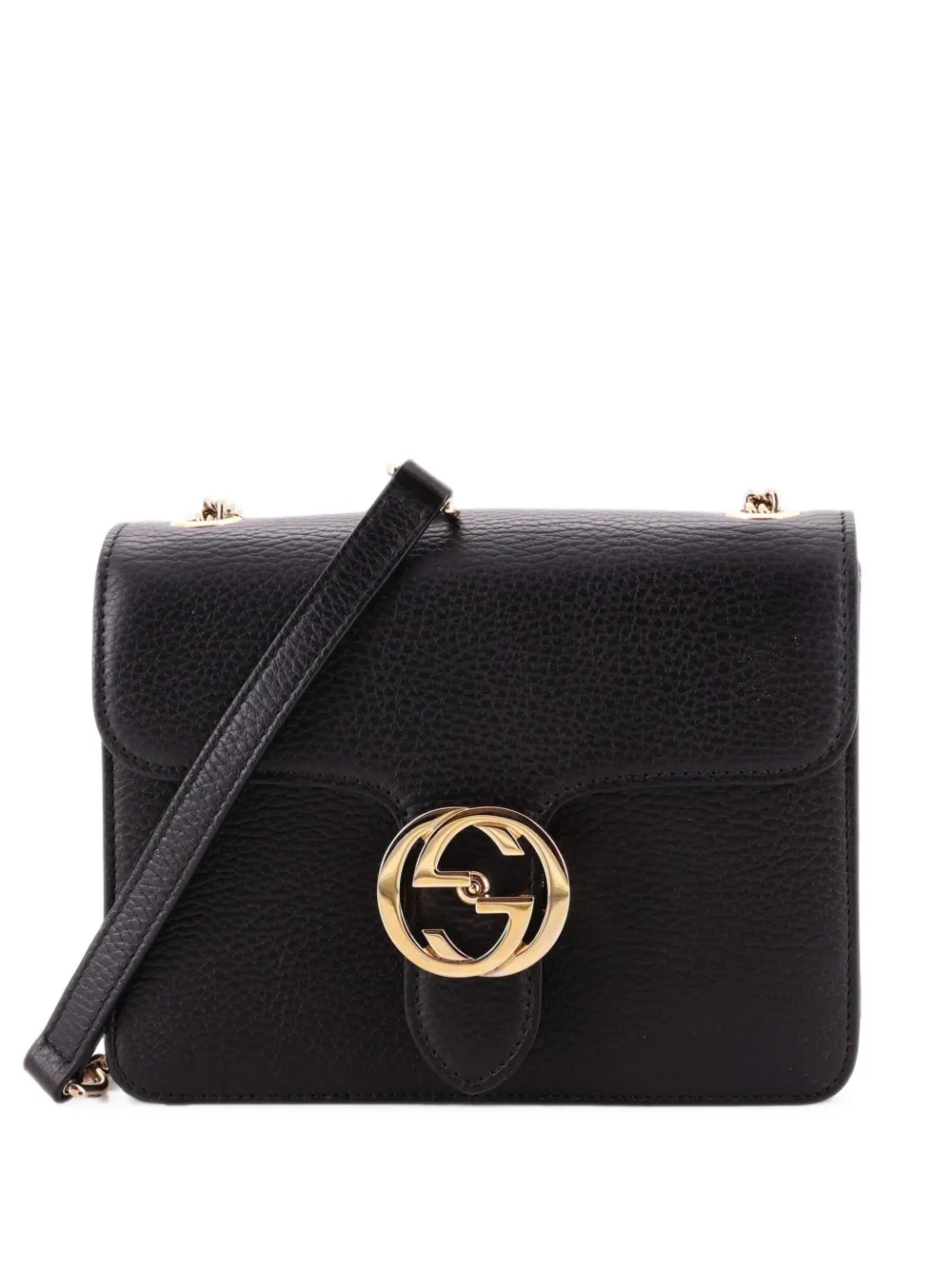 Gucci Pre-Owned Borsa a spalla GG piccola in pelle - Nero