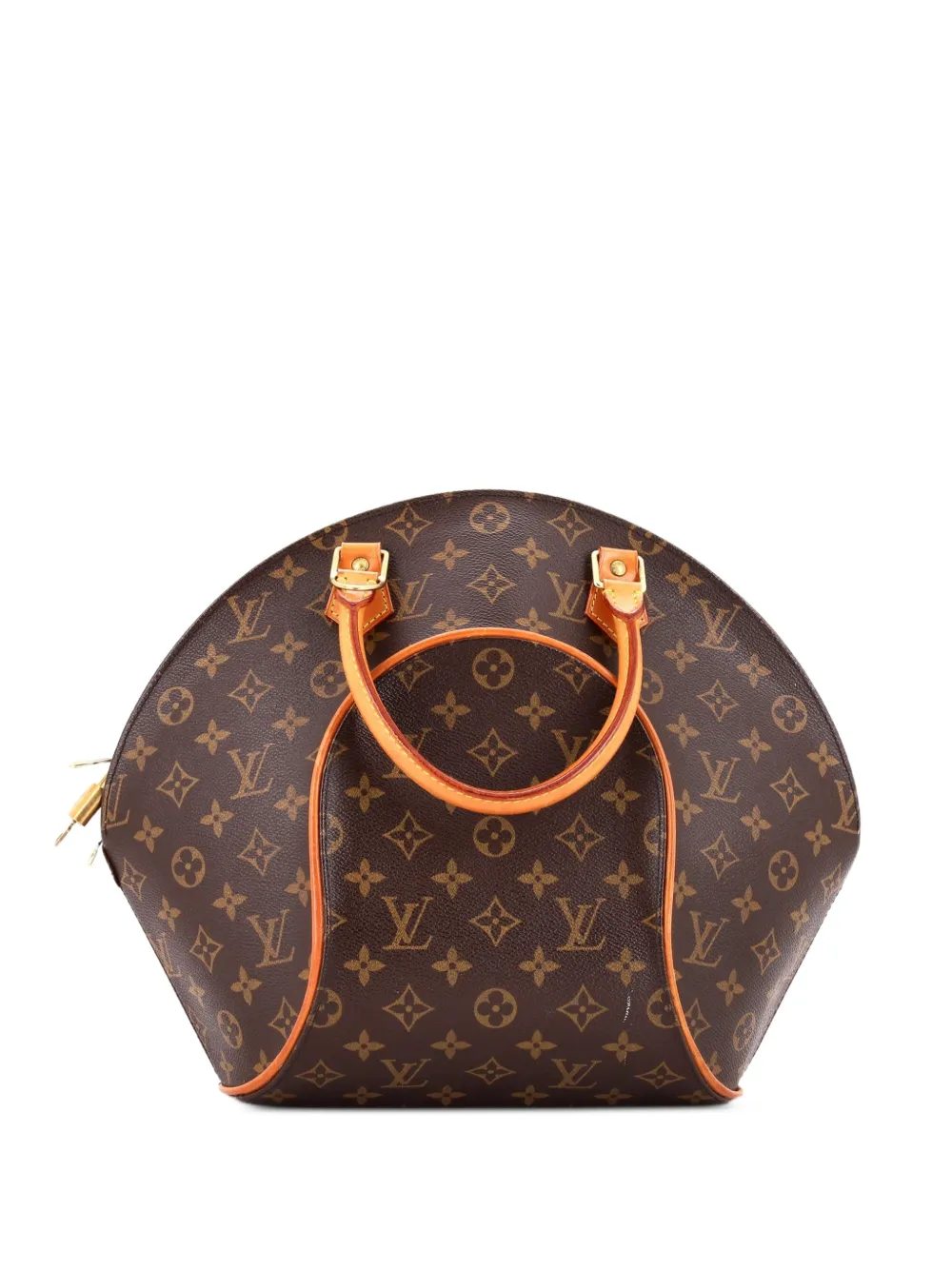 Louis Vuitton Pre-Owned Borsa a mano Ellipse MM in tela con monogramma - Marrone