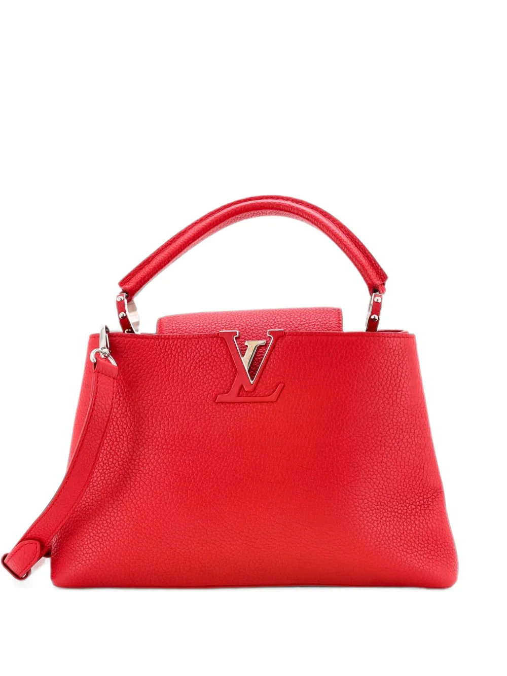 Louis Vuitton Pre-Owned Capucines Bag Leather PM satchel - Rosso