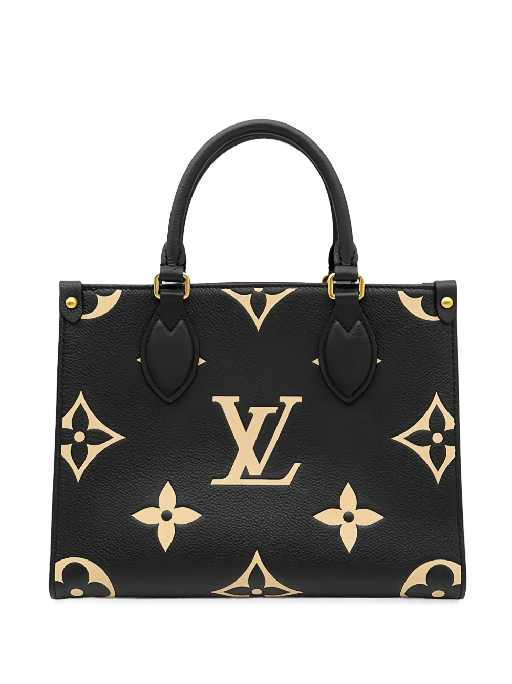 Louis Vuitton Pre-Owned 2021-2026 Bicolor Monogram Empreinte Giant Onthego PM satchel - Nero