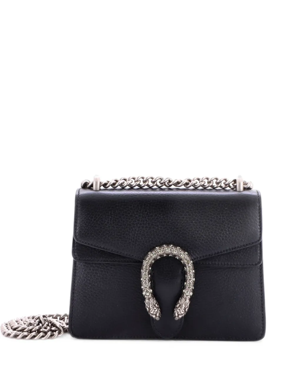 Gucci Pre-Owned Dionysus Bag Leather Mini crossbody bag - Nero