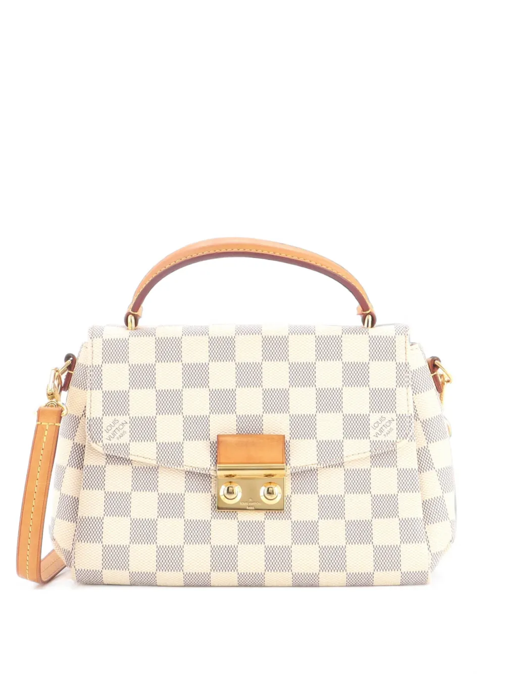 Louis Vuitton Pre-Owned Croisette Handbag Damier crossbody bag - Bianco