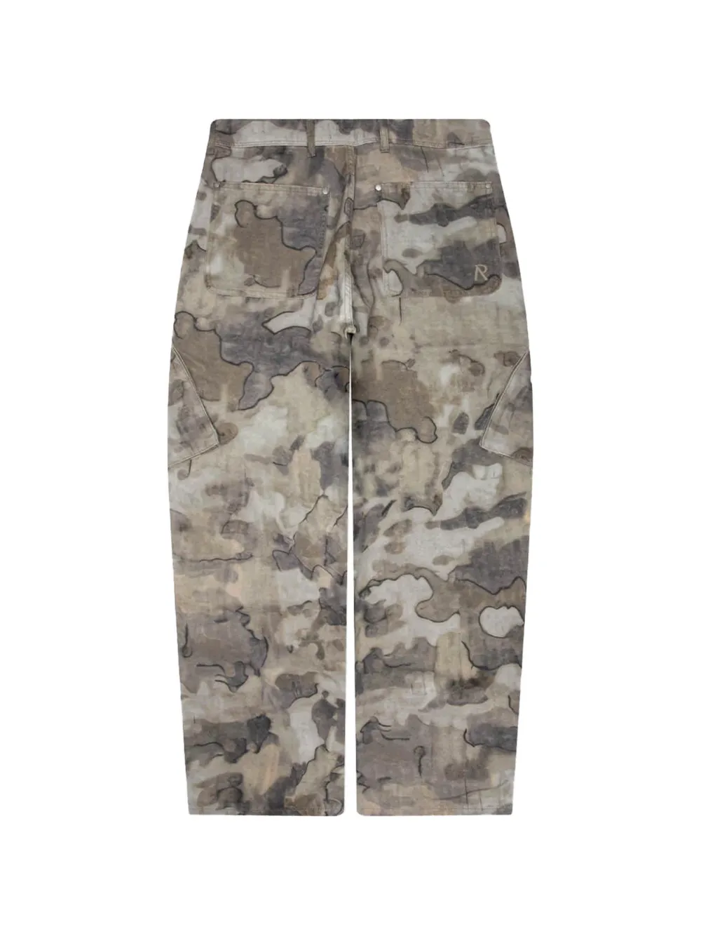 Represent Cargo broek met camouflage print Beige