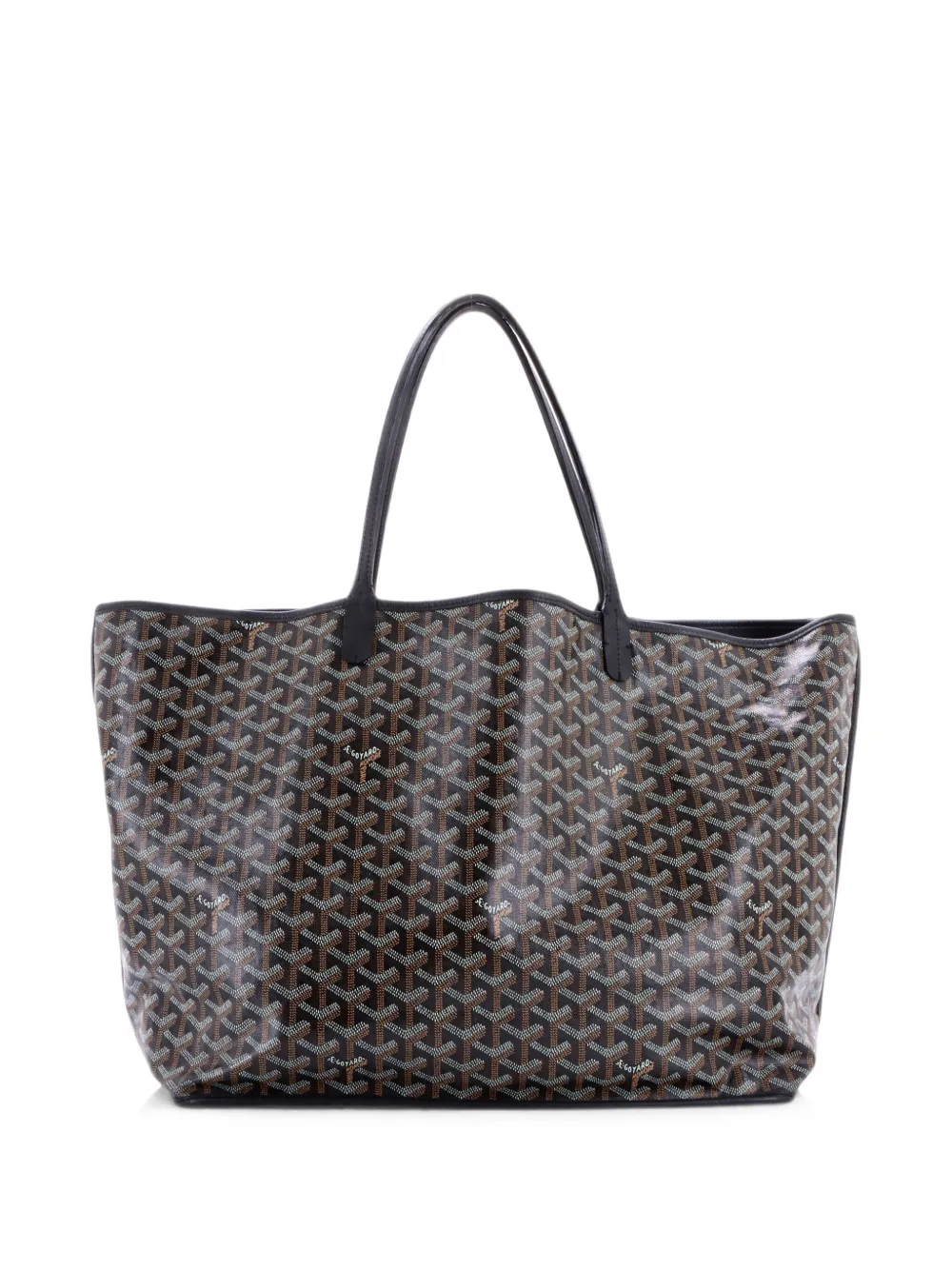 Goyard Pre-Owned Borsa tote Anjou GM reversibile in tela cerata - Nero