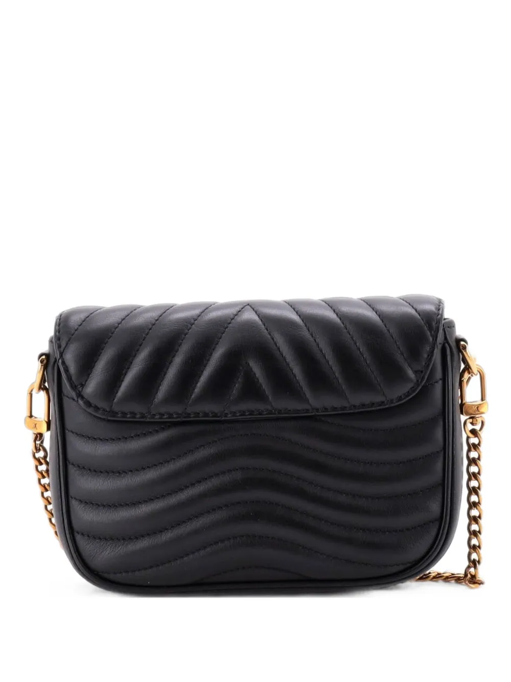 Louis Vuitton Pre-Owned New Wave Multi Pochette Quilted Leather crossbody bag - Nero