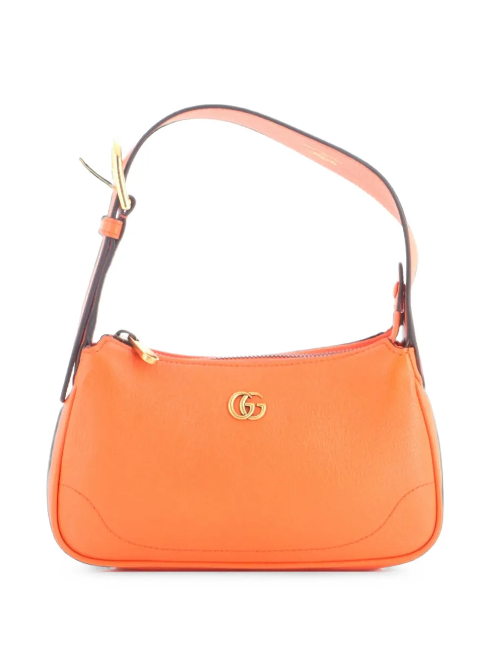 Gucci Pre-Owned Aphrodite Leather Mini shoulder bag - Arancione