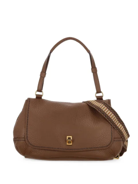 VISONA` Felicita Noce grainy-leather shoulder bag
