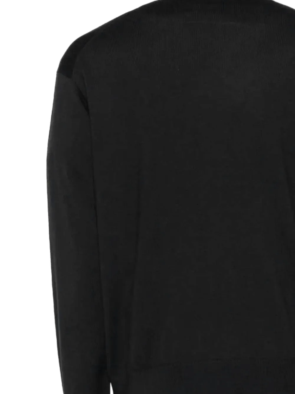 Maison Kitsuné fox-patch sweater Zwart