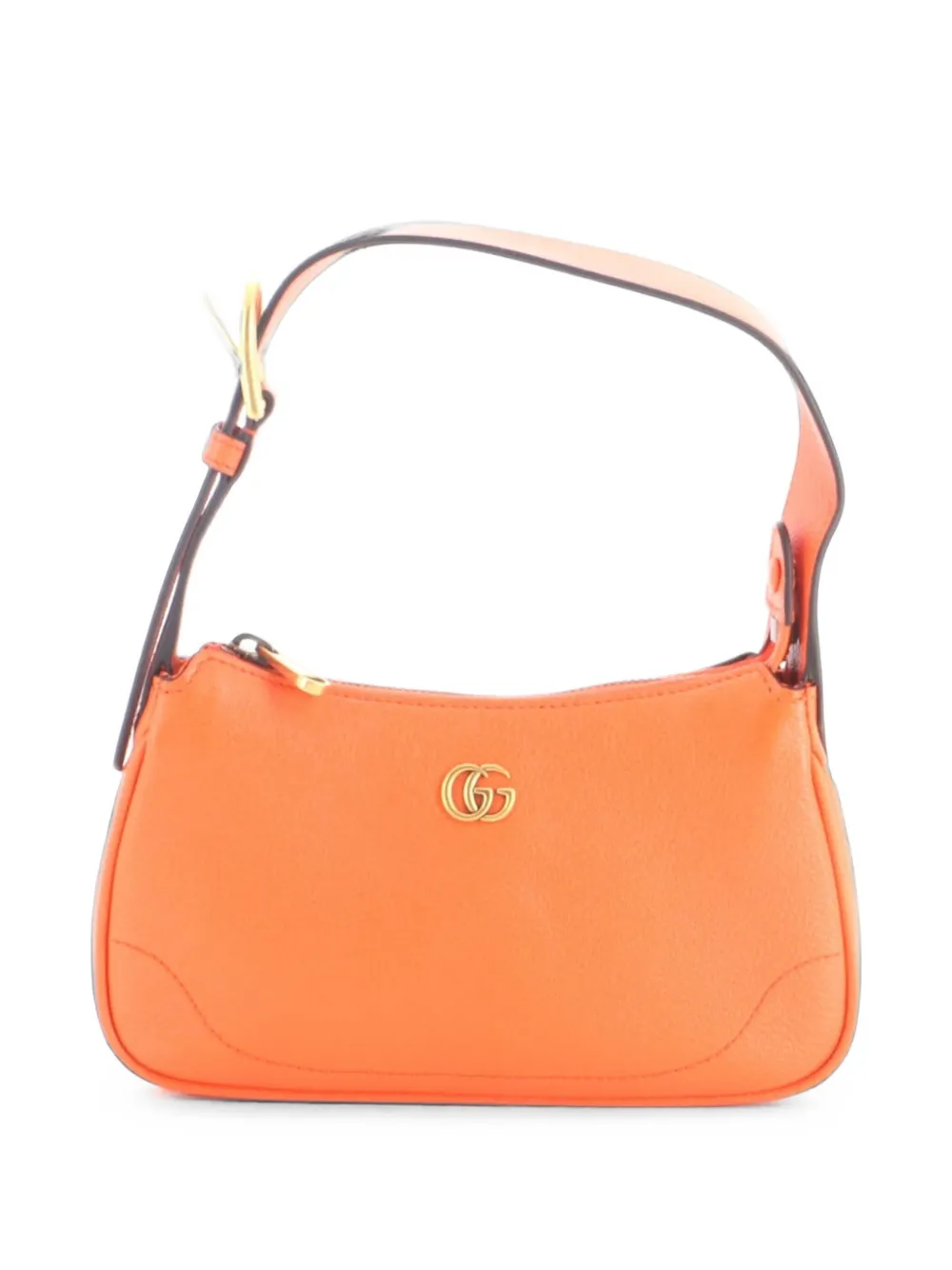 Gucci Pre-Owned Aphrodite Leather Mini shoulder bag - Arancione