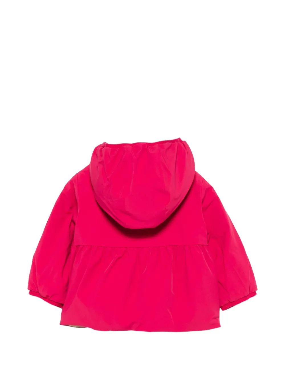 K Way Kids E. Maelle St Warm gewatteerd jack met capuchon en ruches Roze