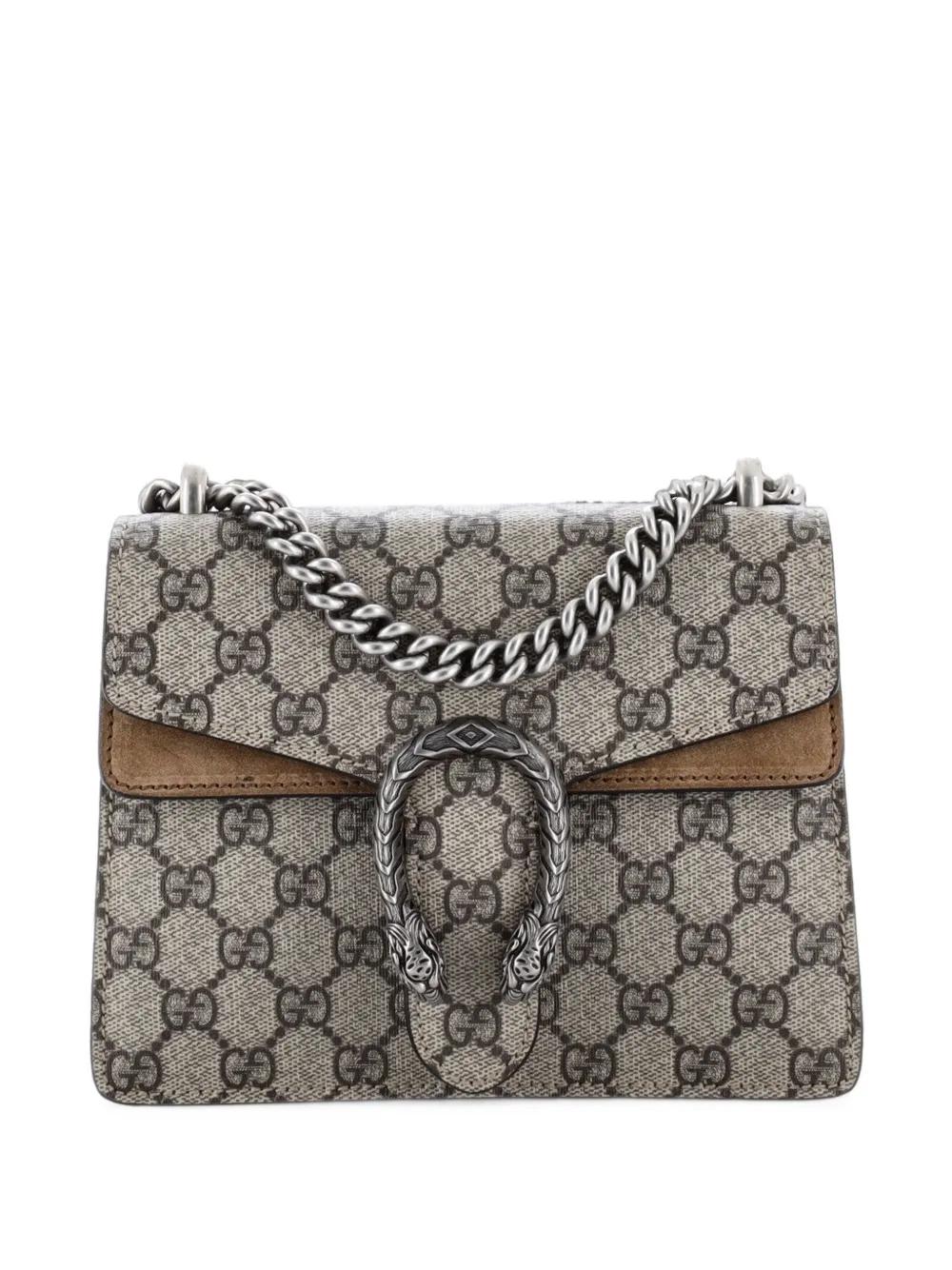 Gucci Pre-Owned Borsa a tracolla Dionysus mini in tela cerata GG - Marrone