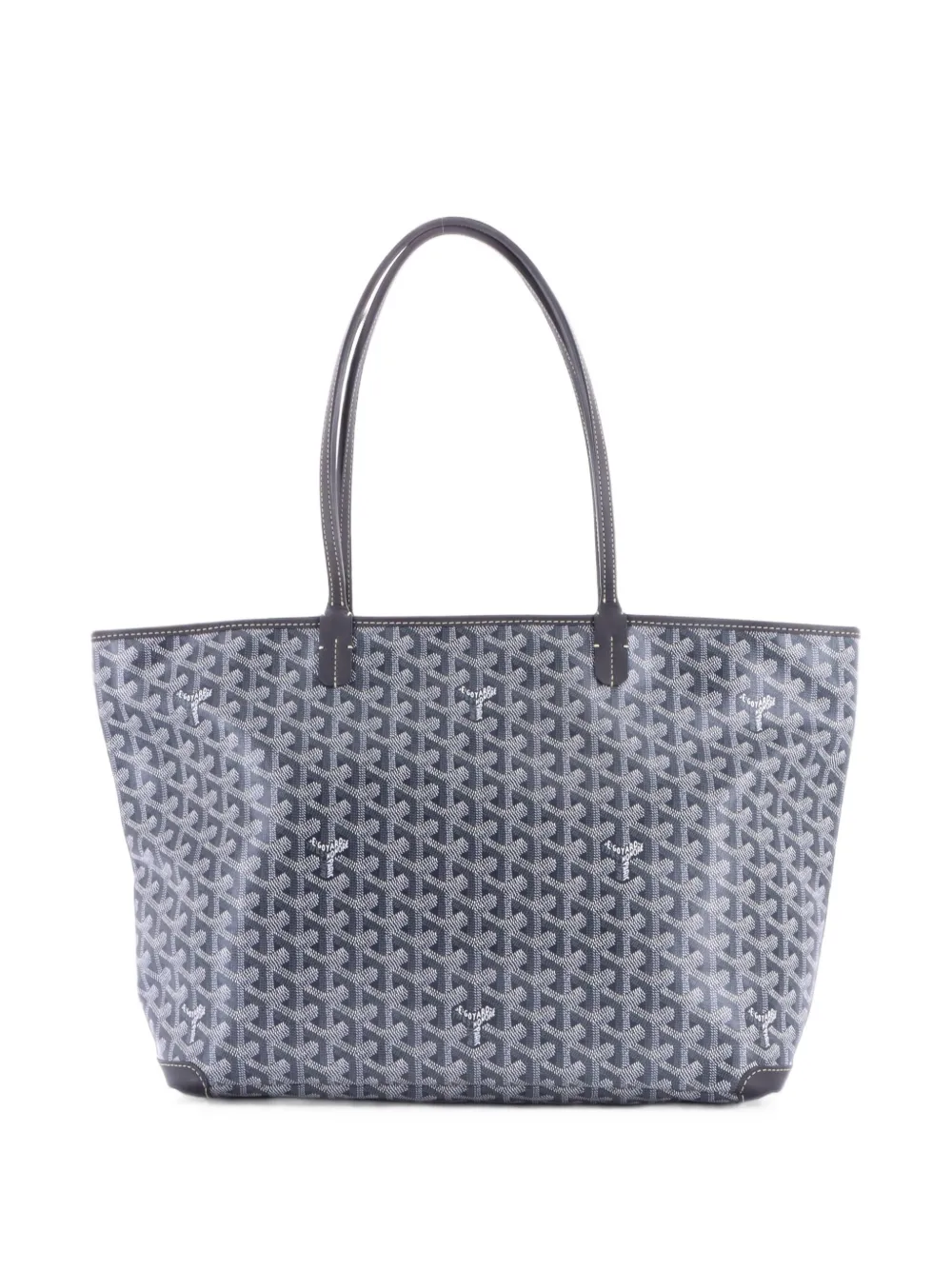 Goyard Pre-Owned Borsa a spalla Artois MM in tela cerata - Grigio