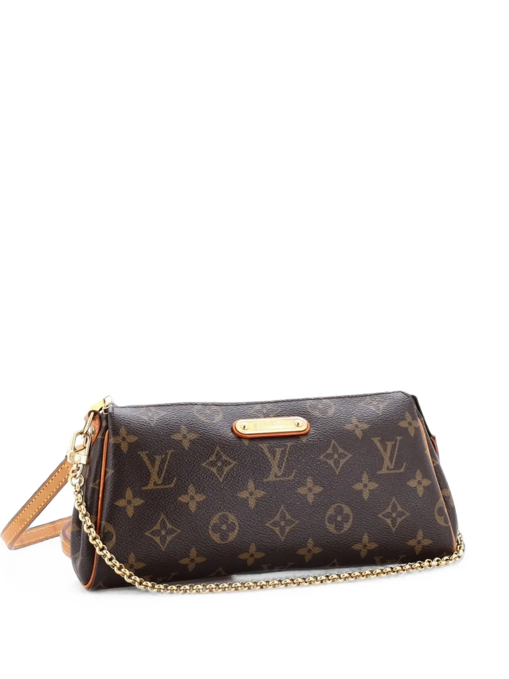 Louis Vuitton Pre-Owned Clutch Eva in tela con monogramma - Marrone