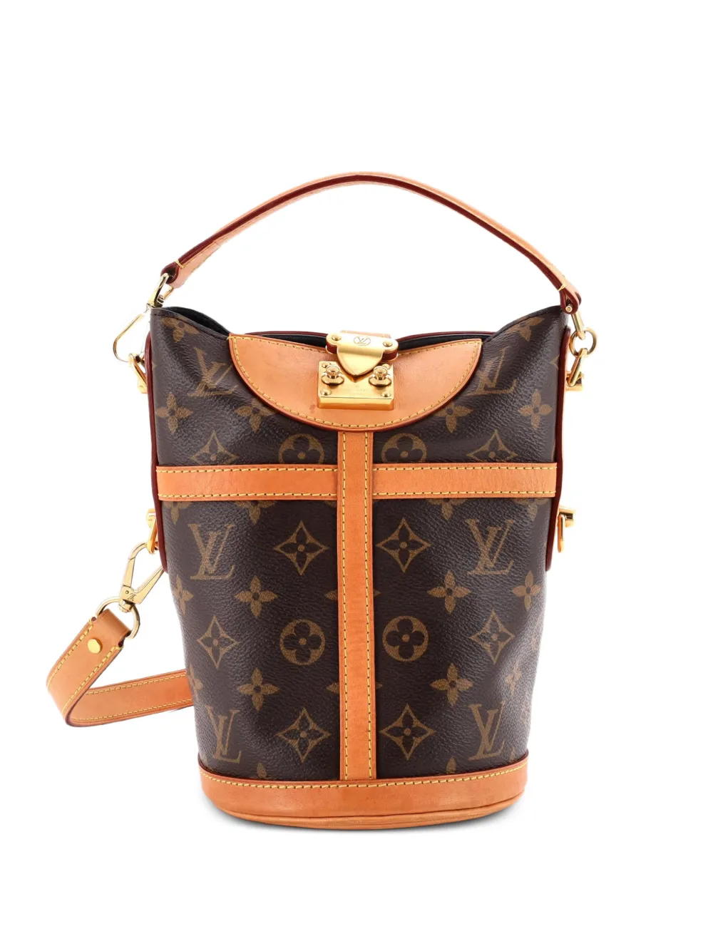Louis Vuitton Pre-Owned Duffle Handbag Monogram Canvas bucket bag - Brown