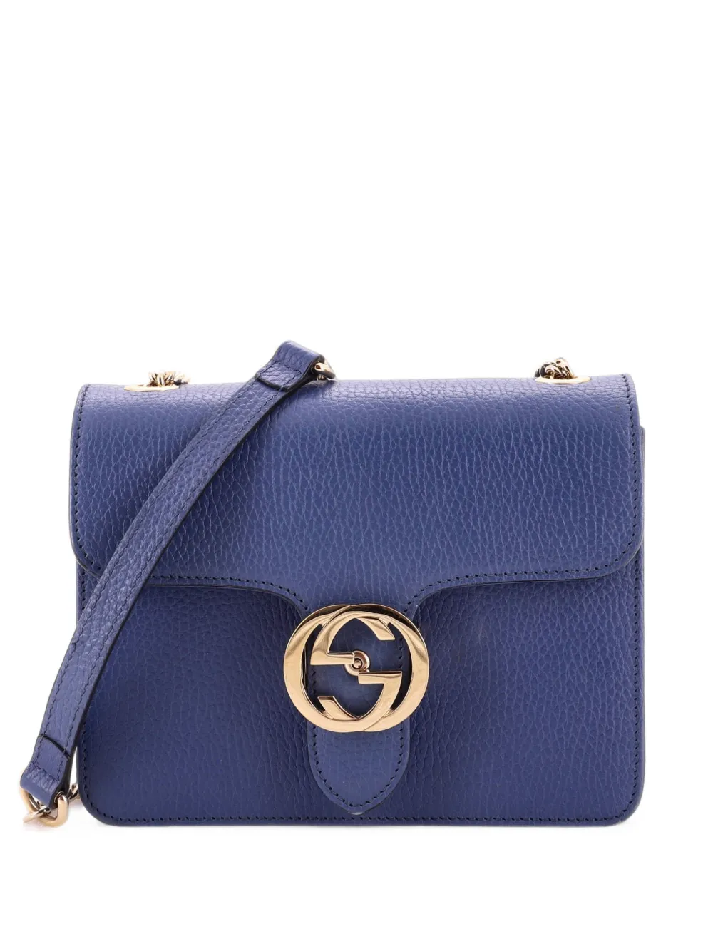 Gucci Pre-Owned Borsa a spalla GG piccola in pelle - Blu