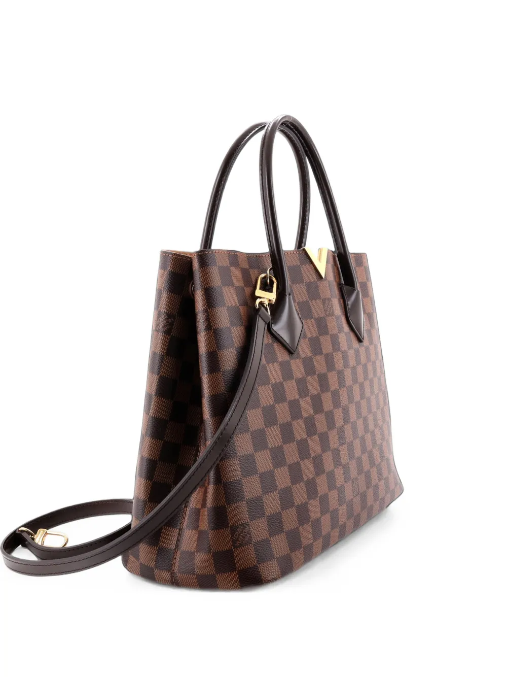 Louis Vuitton Pre-Owned Kensington Handbag Damier tote bag - Marrone