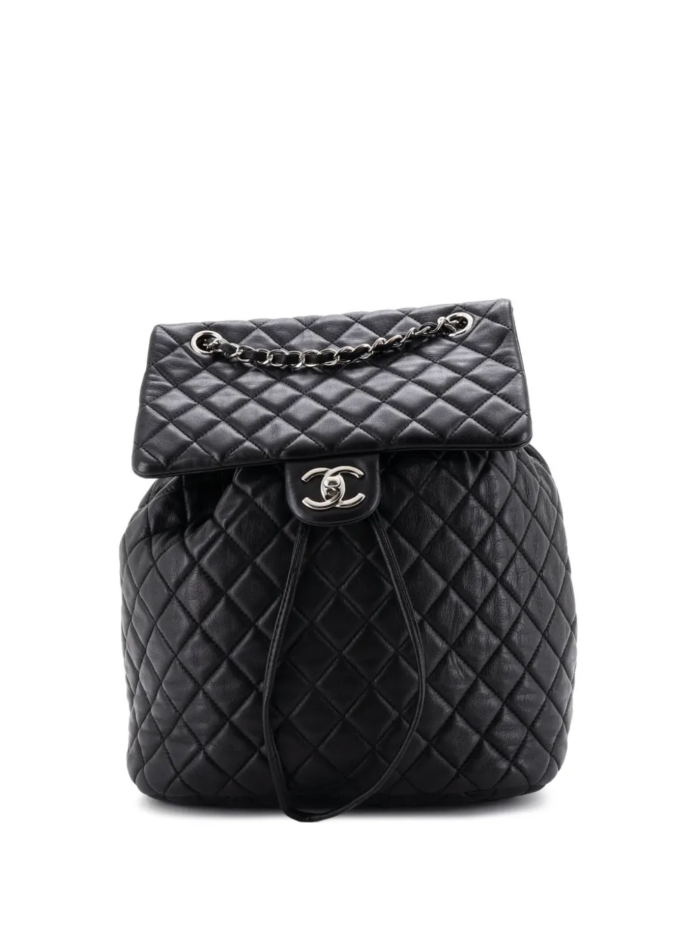 CHANEL Pre-Owned Großer Urban Spirit Rucksack mit Steppung - Schwarz
