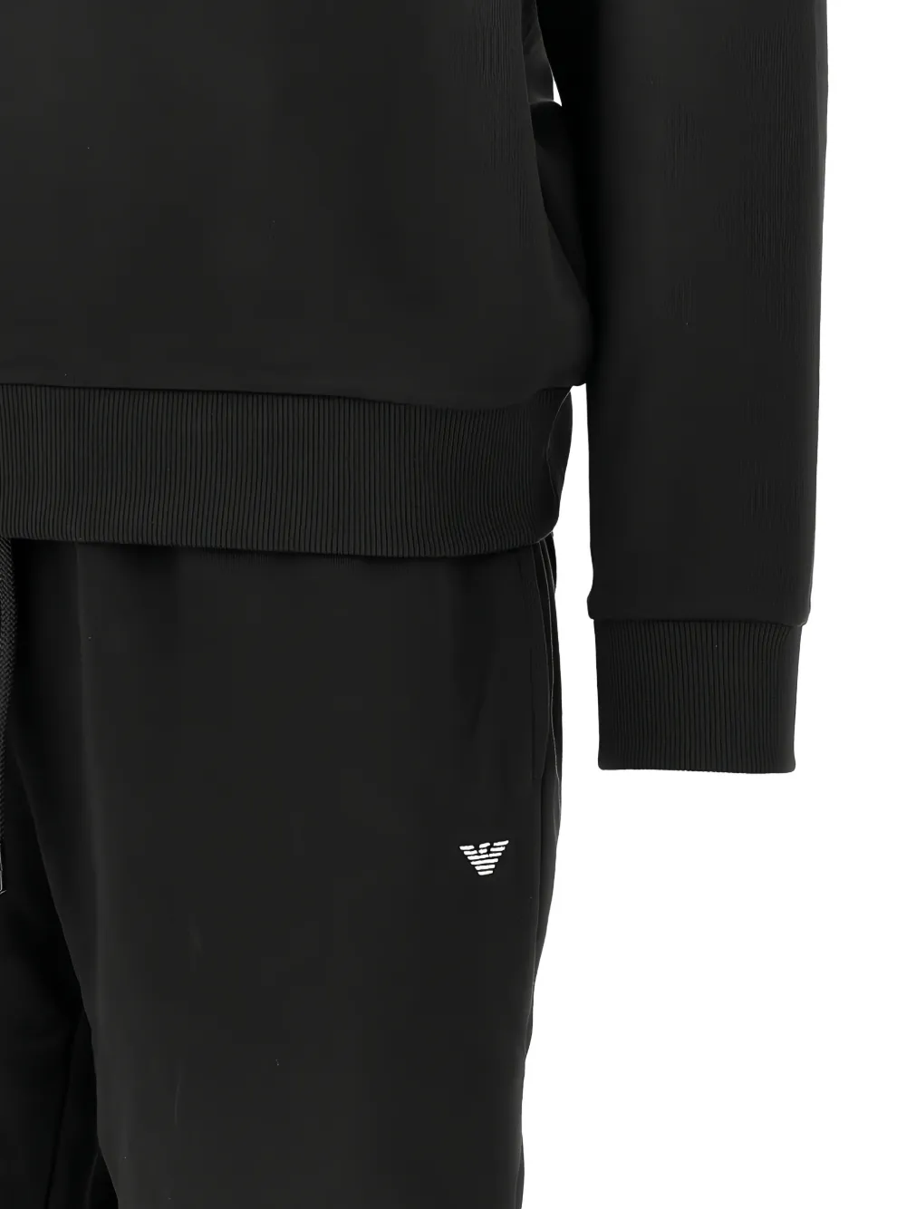 Ea7 Emporio Armani logo-print tracksuit Zwart