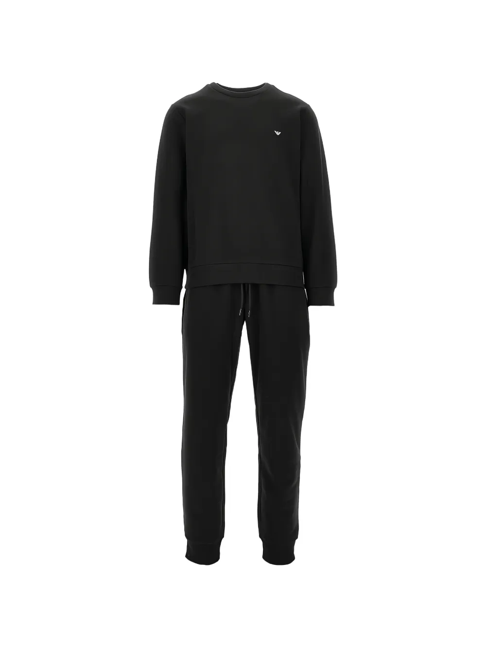 Ea7 Emporio Armani logo-print tracksuit Zwart