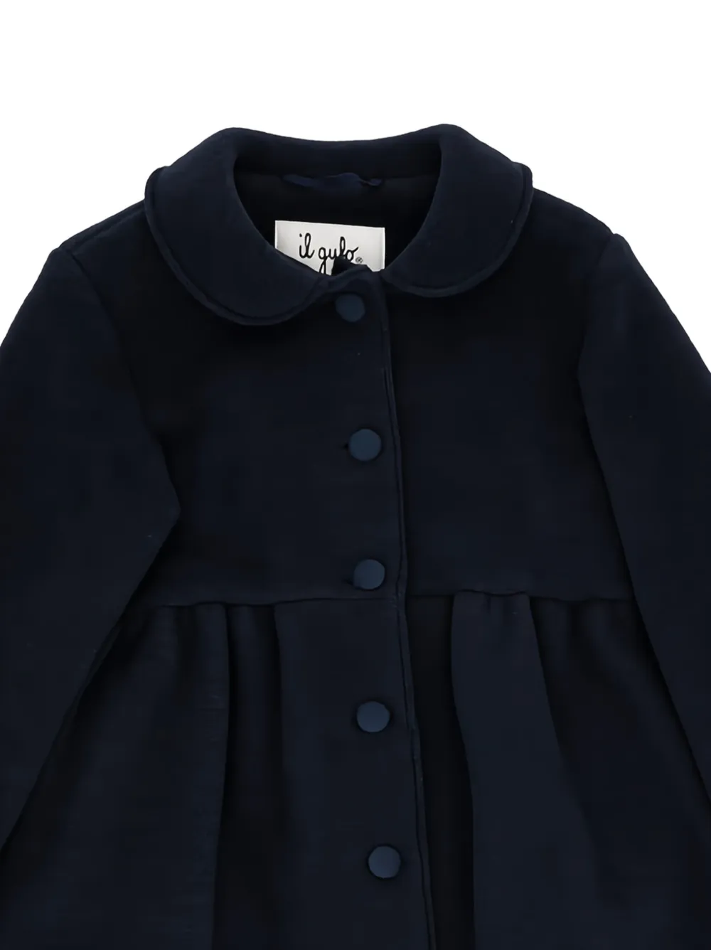 Il Gufo Couture geplooide jas Blauw