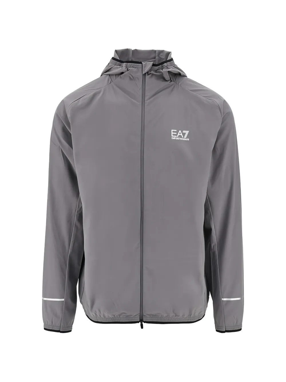 Ea7 Emporio Armani Ventus 7 logo-print zip-up jacket