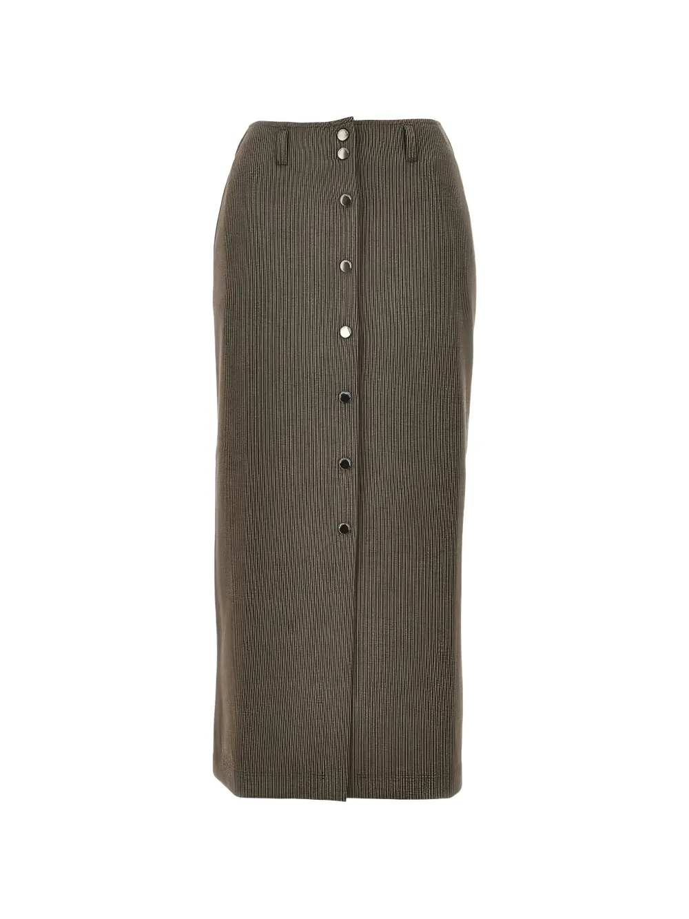 Emporio Armani button-up melange skirt