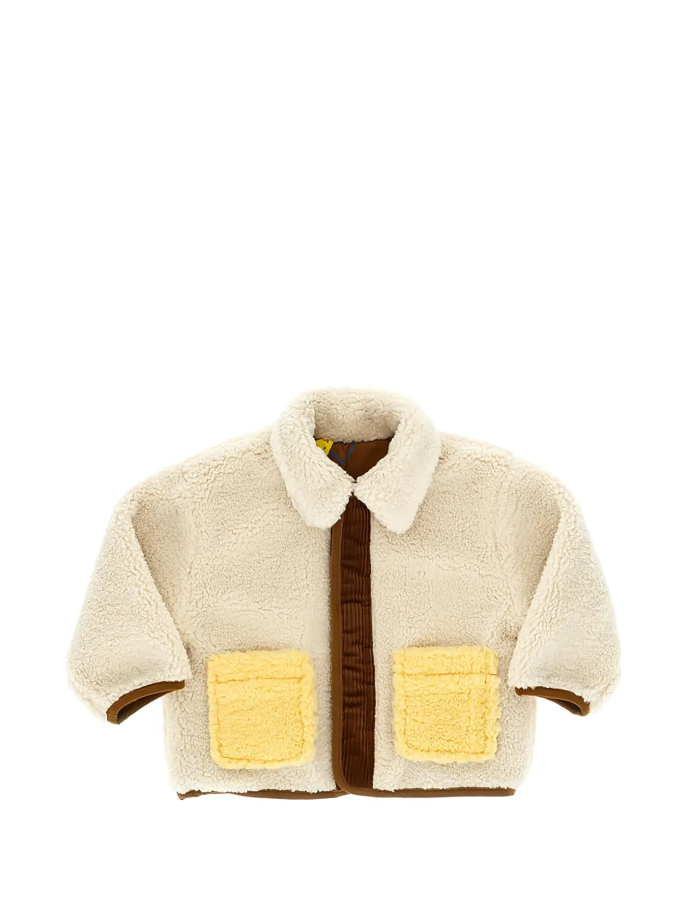 Bobo Choses Pixel Abduction reversible graphic-print jacket Bruin