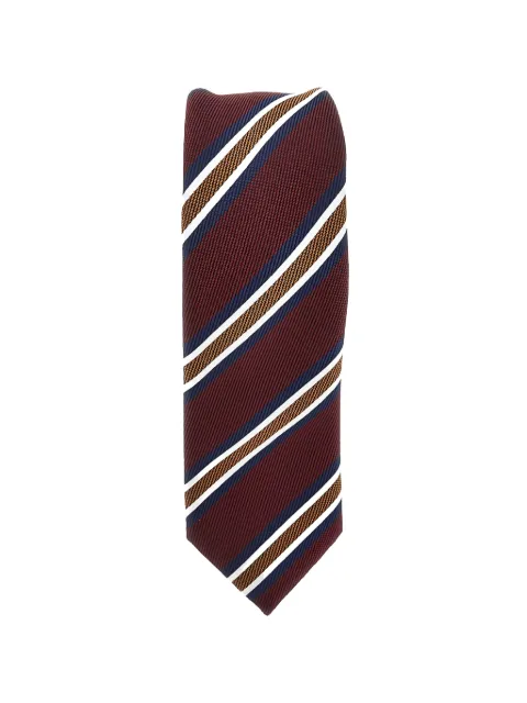 Emporio Armani corbata de seda a rayas