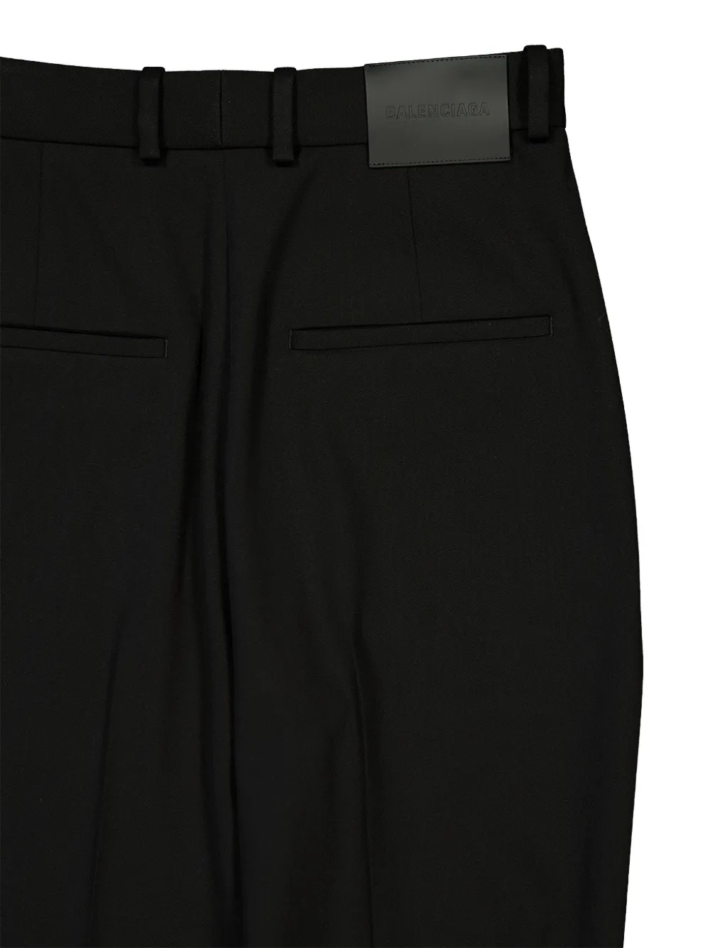 Balenciaga high-waist slim-fit trousers Zwart