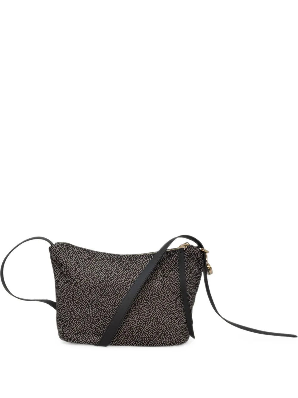 Borbonese small Opium-print shoulder bag - Toni neutri