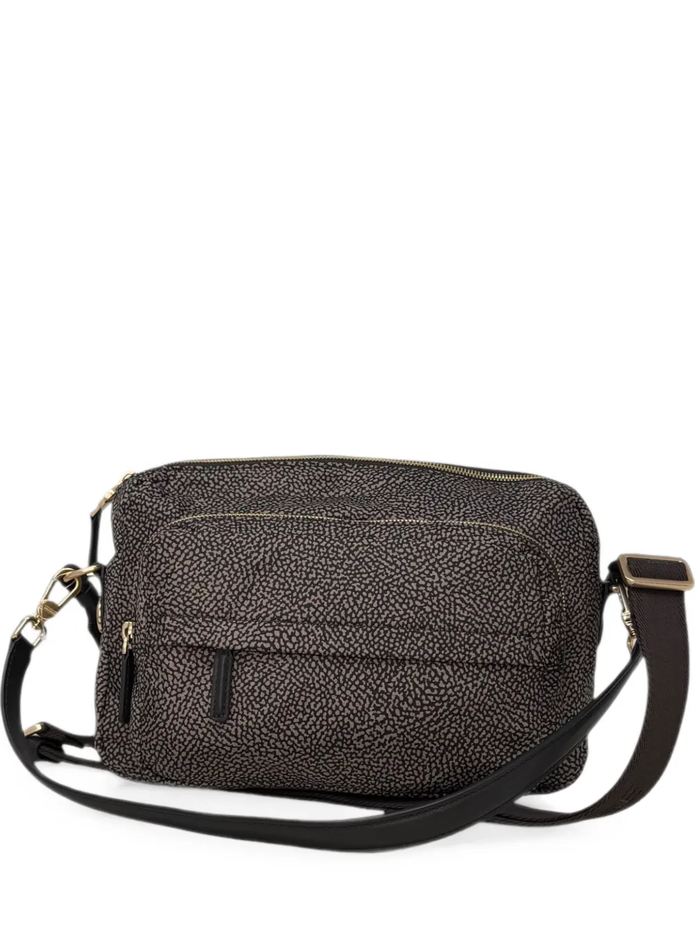 Borbonese medium B-Club shoulder bag - Nero