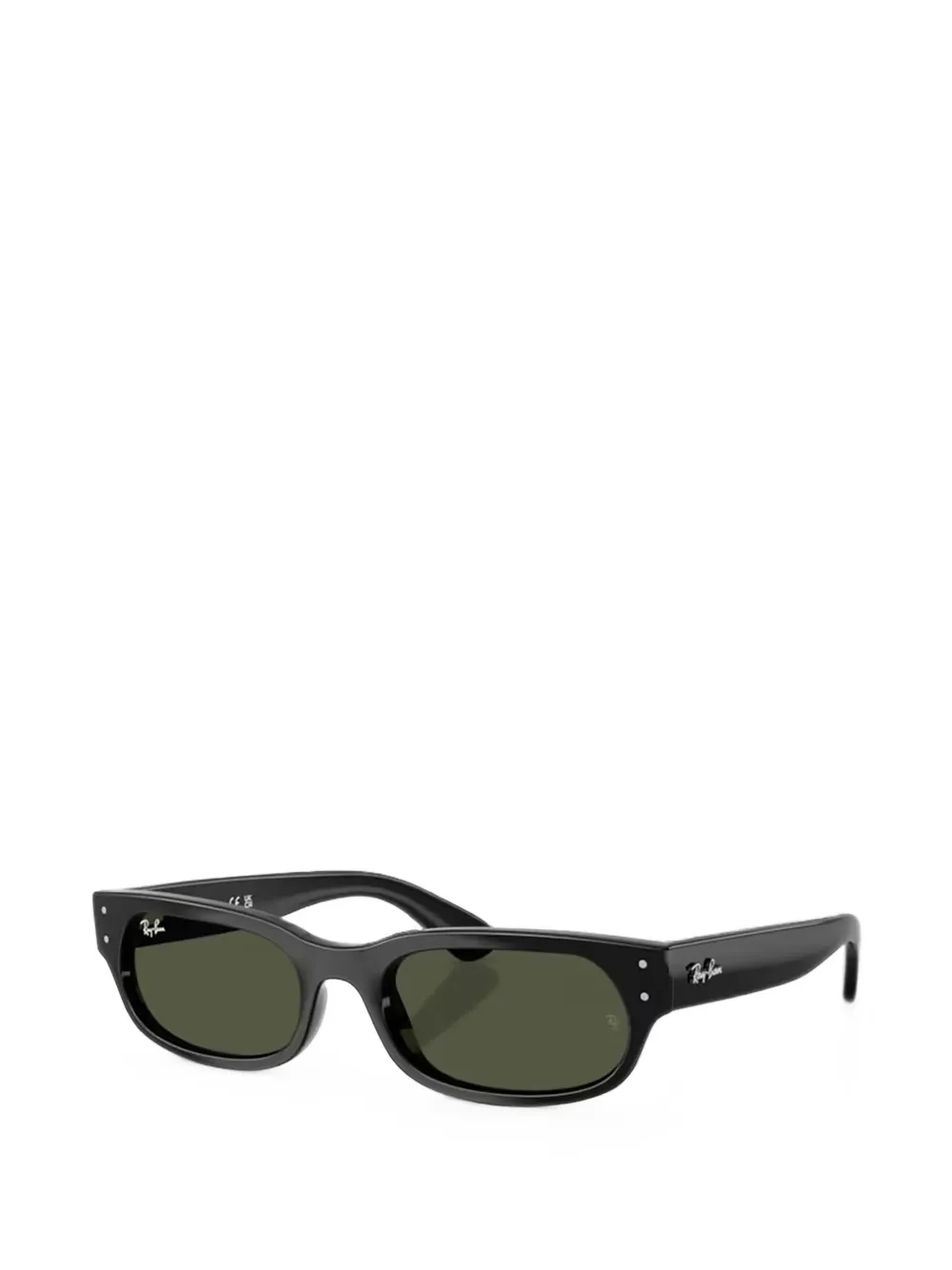 Ray-Ban Zonnebril met rechthoekig montuur Zwart