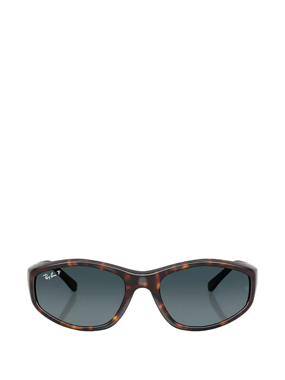 Ray-Ban Eckige Sonnenbrille in Schildpattoptik - Braun