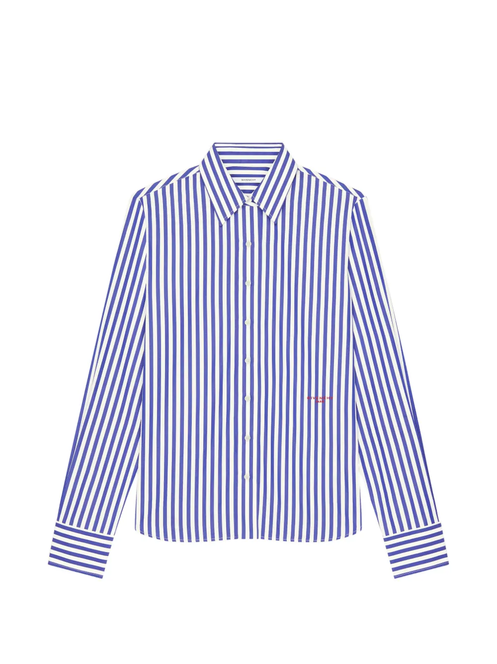 Givenchy embroidered-logo striped shirt
