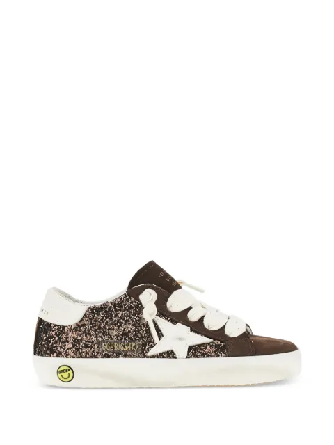 Golden Goose Kids Super-Star glittered sneakers